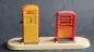 Preview: Kibri Shell Tankstelle 1955 Plastikmodell mit Metallsockel (2858)